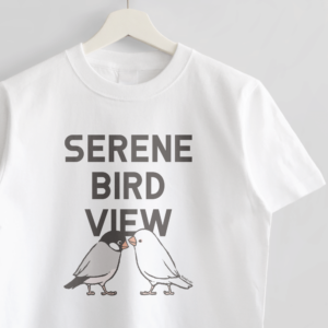 Tシャツ SERENE BIRD 文鳥