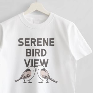 Tシャツ SERENE BIRD シマエナガ