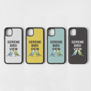 スマートフォンケース SERENE BIRD 静かな幸せ セキセイインコ