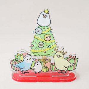 鳥さんとクリスマスをテーマにしたBIRDSTORYのアクリルスタンド