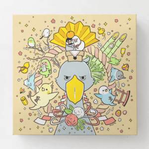 鳥さんとお正月をテーマにしたBIRDSTORYのキャンバスアート
