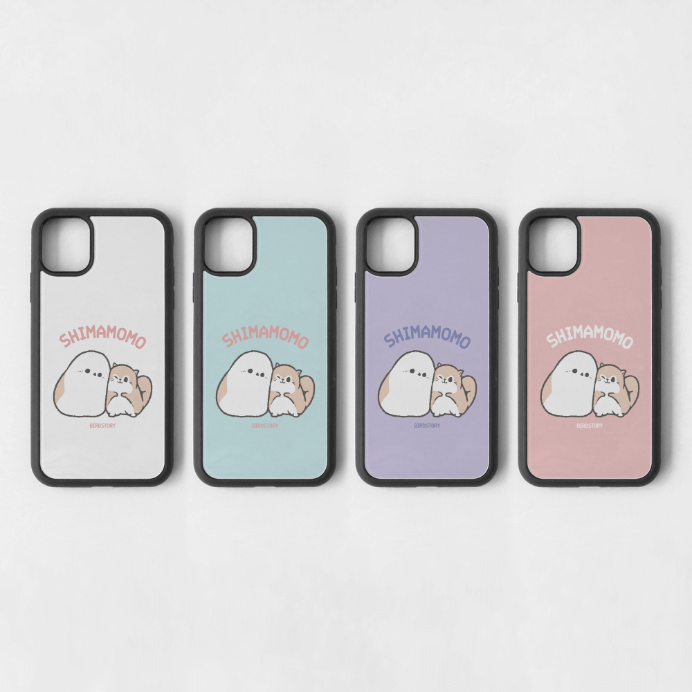 スマートフォンケース シマエナガ エゾモモンガ もふもふ