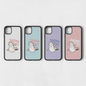 スマートフォンケース シマエナガ エゾモモンガ とぶ