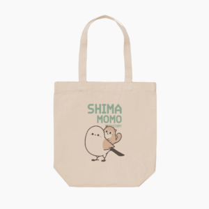 トートバッグ シマモモ 北海道イラスト おんぶ