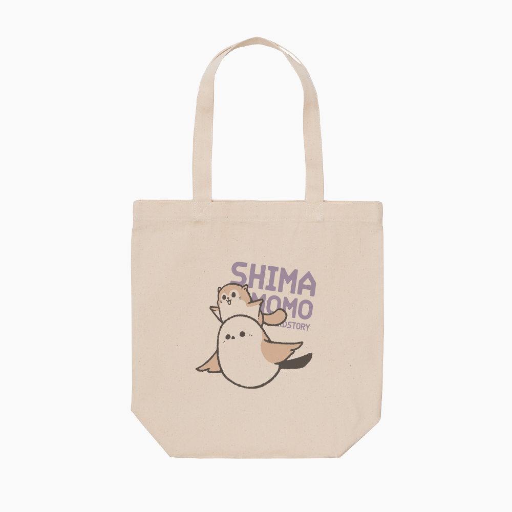 トートバッグ シマモモ 北海道イラスト とぶ