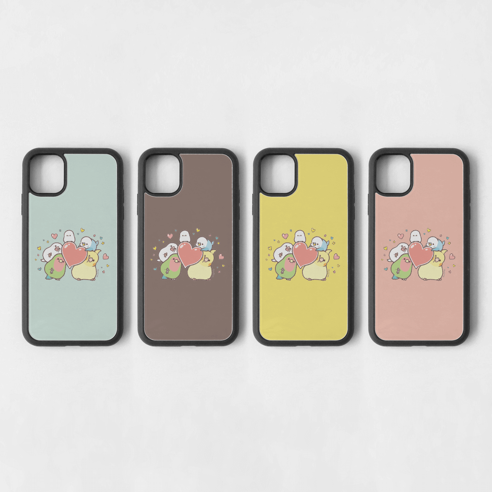 スマートフォンケース ハートデリバリー バレンタイン記念デザイン