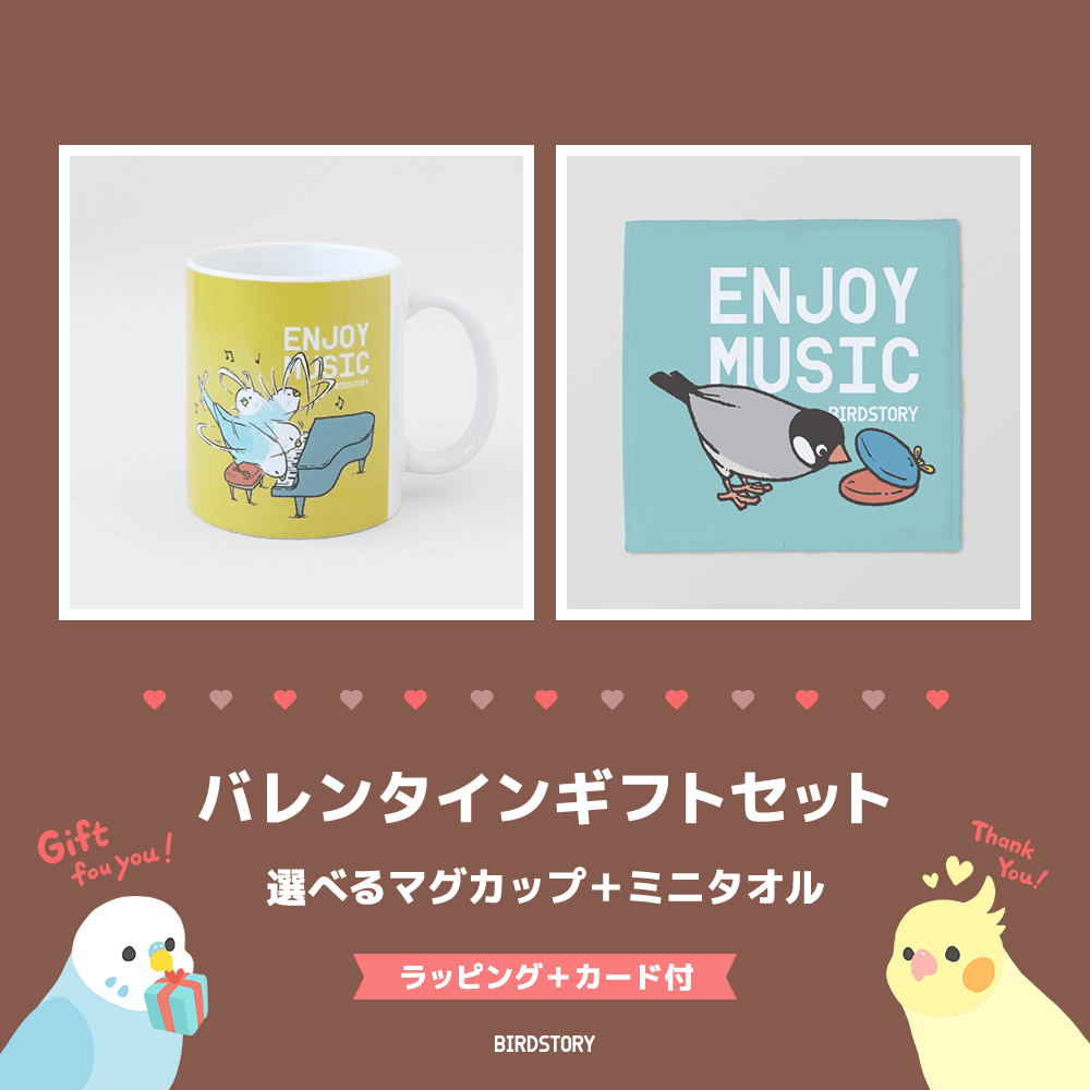 バレンタインギフトセット（選べるマグカップ＋ミニタオル＋カード付）