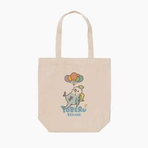 トートバッグ 飛べるけどね 風船飛行 セキセイインコ