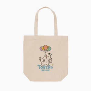 トートバッグ 飛べるけどね 風船飛行 文鳥