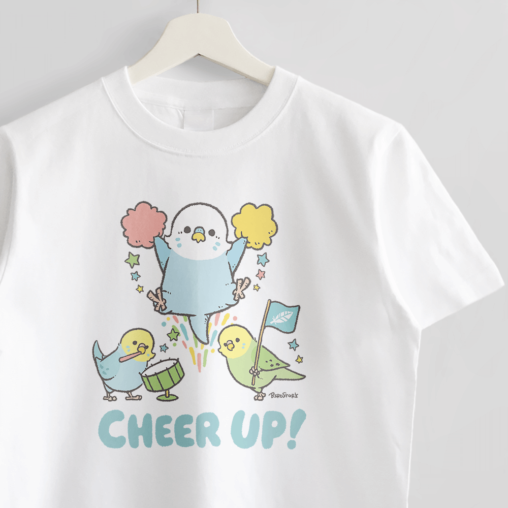 Tシャツ コンパニオンバードチアリーダーズ フレーフレー！ セキセイインコ