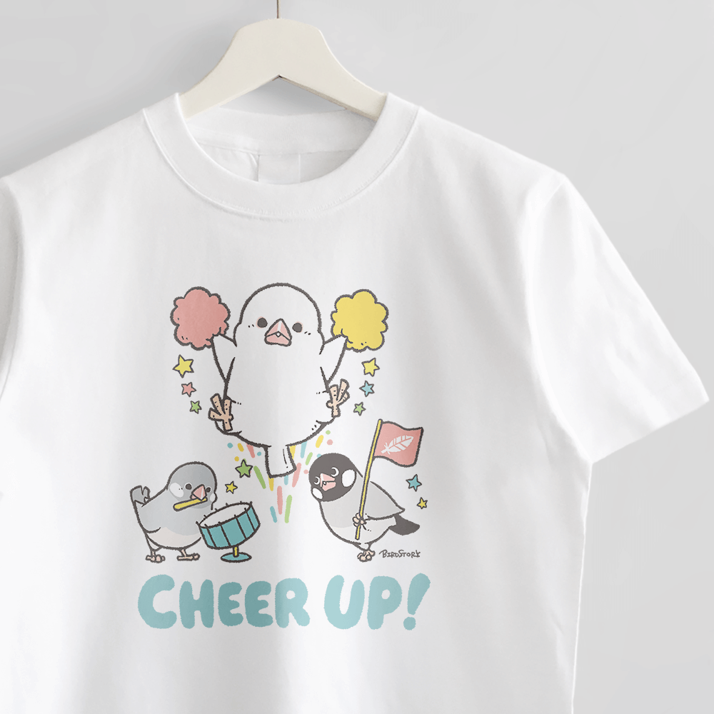 Tシャツ コンパニオンバードチアリーダーズ フレーフレー！ 文鳥