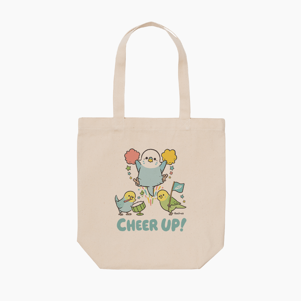 トートバッグ コンパニオンバードチアリーダーズ ファイト！ セキセイインコ
