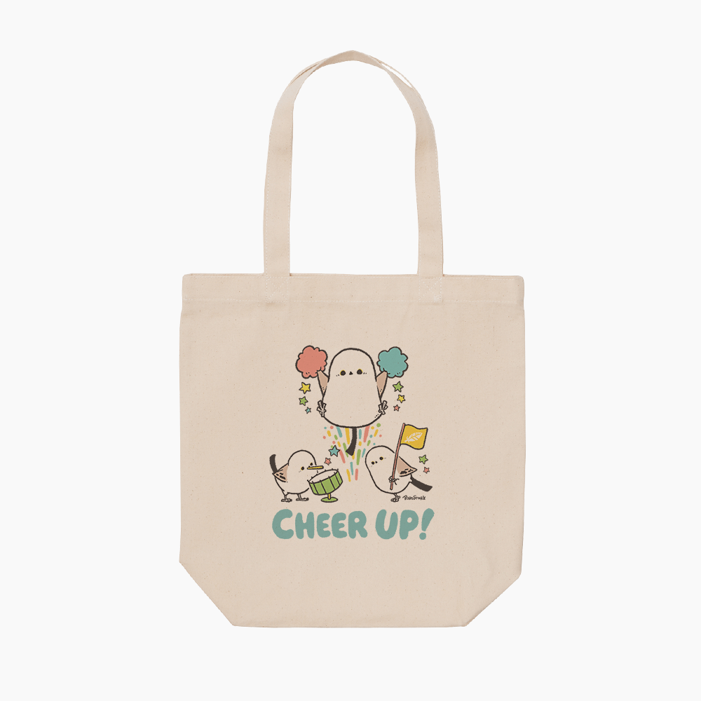 トートバッグ コンパニオンバードチアリーダーズ ファイト！ シマエナガ