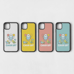 スマートフォンケース コンパニオンバードチアリーダーズ 応援団 セキセイインコ