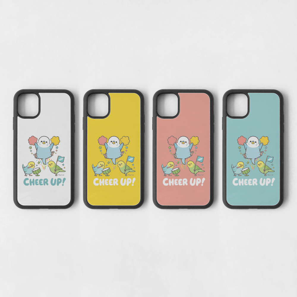 スマートフォンケース  コンパニオンバードチアリーダーズ 応援団 セキセイインコ