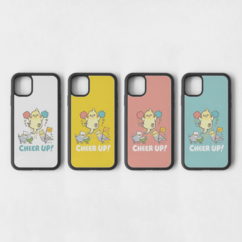 スマートフォンケース  コンパニオンバードチアリーダーズ 応援団 オカメインコ