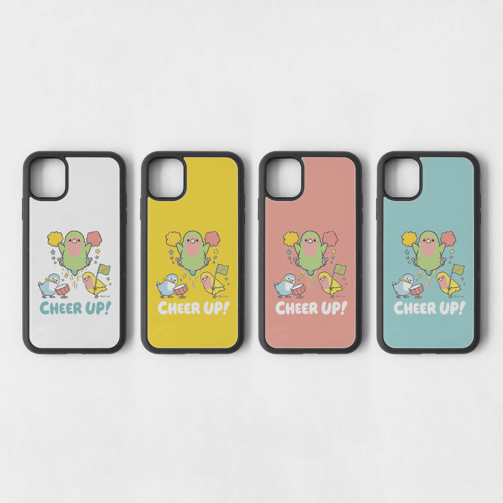 スマートフォンケース  コンパニオンバードチアリーダーズ 応援団 コザクラインコ