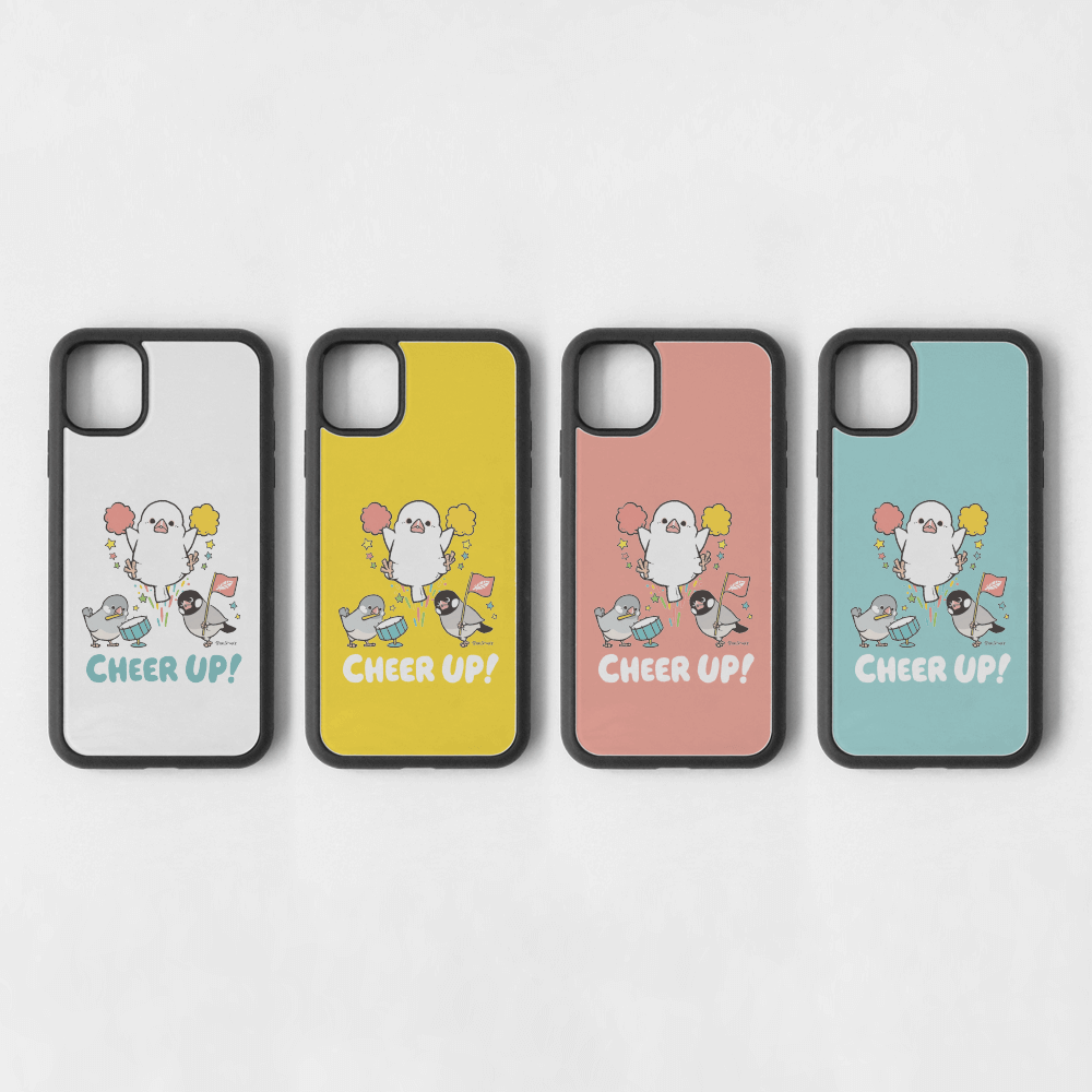 スマートフォンケース  コンパニオンバードチアリーダーズ 応援団 文鳥