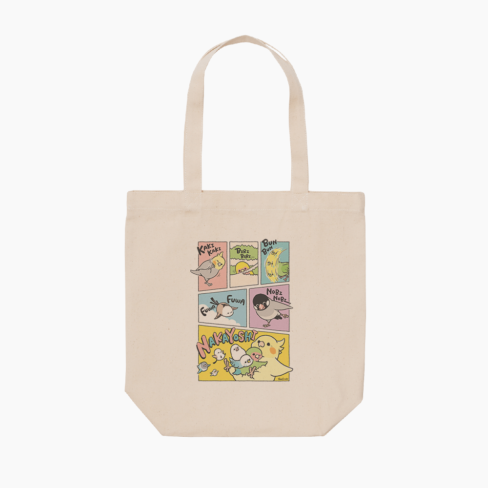 トートバッグ  BIRD COMIC 鳥さんマンガ