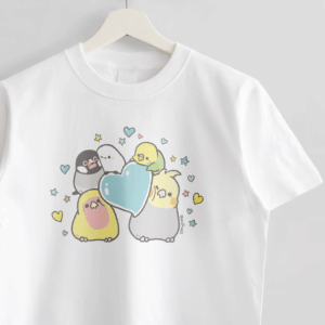 Tシャツ ハートデリバリー 感謝を運ぶ鳥さんたち