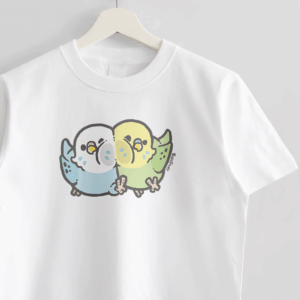 Tシャツ むぎゅ セキセイインコ