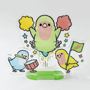 コザクラインコのデスクで応援団 アクリルスタンド