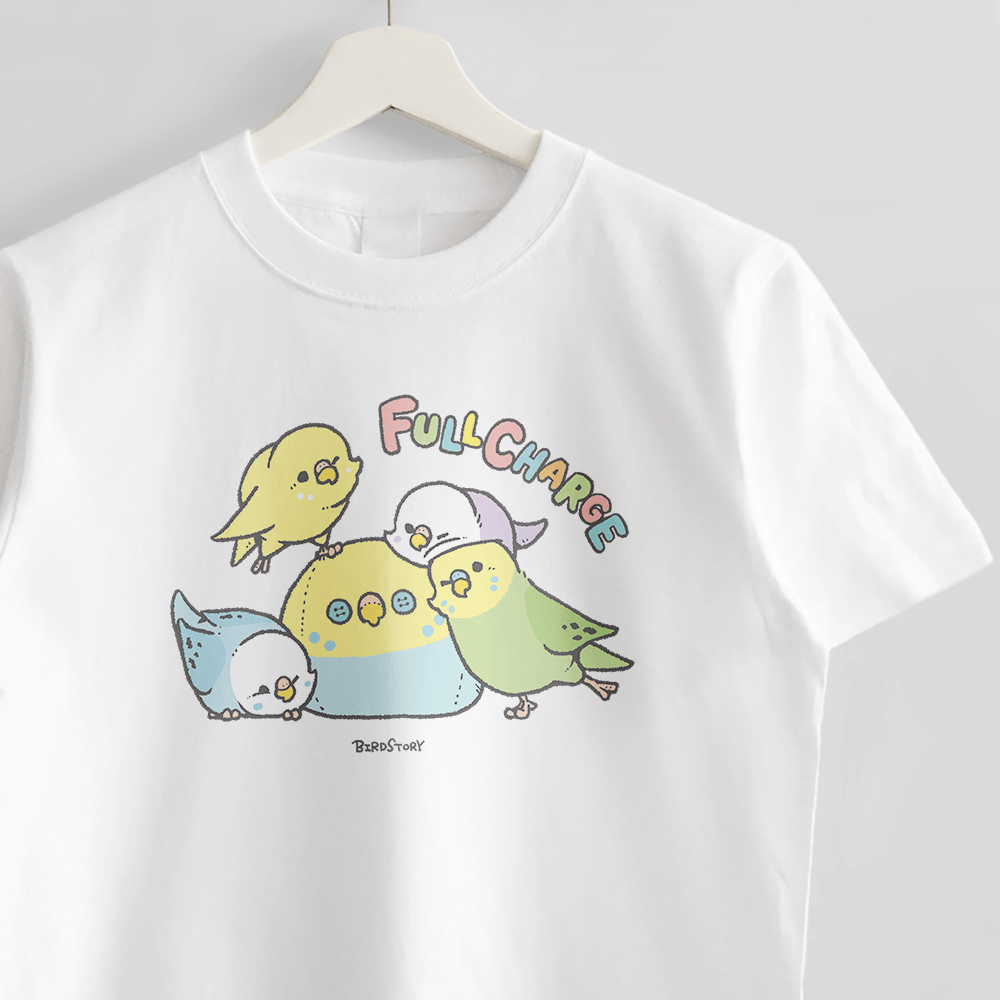 Tシャツ BIRD SLEEP セキセイインコの元気な目覚めでおはよう