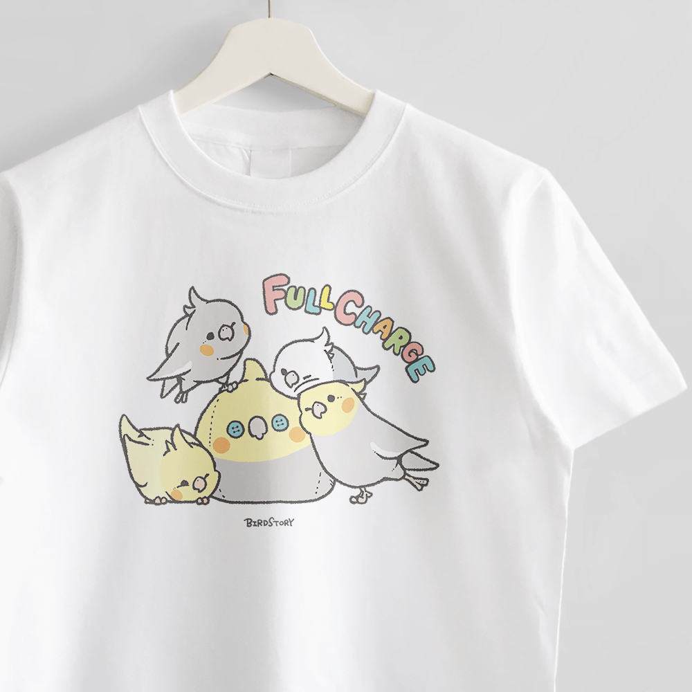 Tシャツ BIRD SLEEP オカメインコの元気な目覚めでおはよう