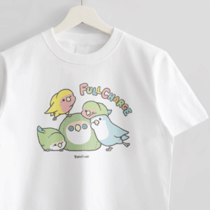 Tシャツ BIRD SLEEP コザクラインコの元気な目覚めでおはよう