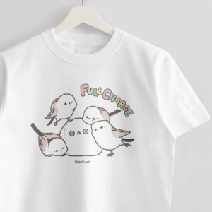 Tシャツ BIRD SLEEP シマエナガの元気な目覚めでおはよう