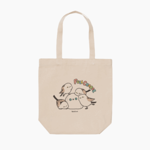 トートバッグ BIRD SLEEP フルチャージで元気いっぱい シマエナガ