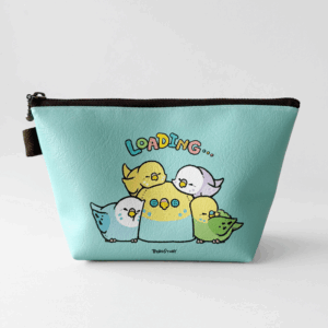 ポーチ セキセイインコの幸せ安眠デザイン