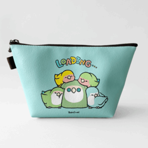 ポーチ コザクラインコの幸せ安眠デザイン