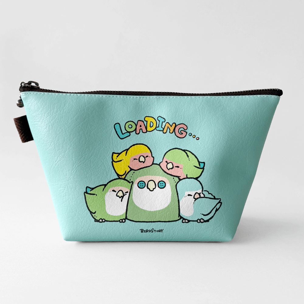 ポーチ コザクラインコの幸せ安眠デザイン