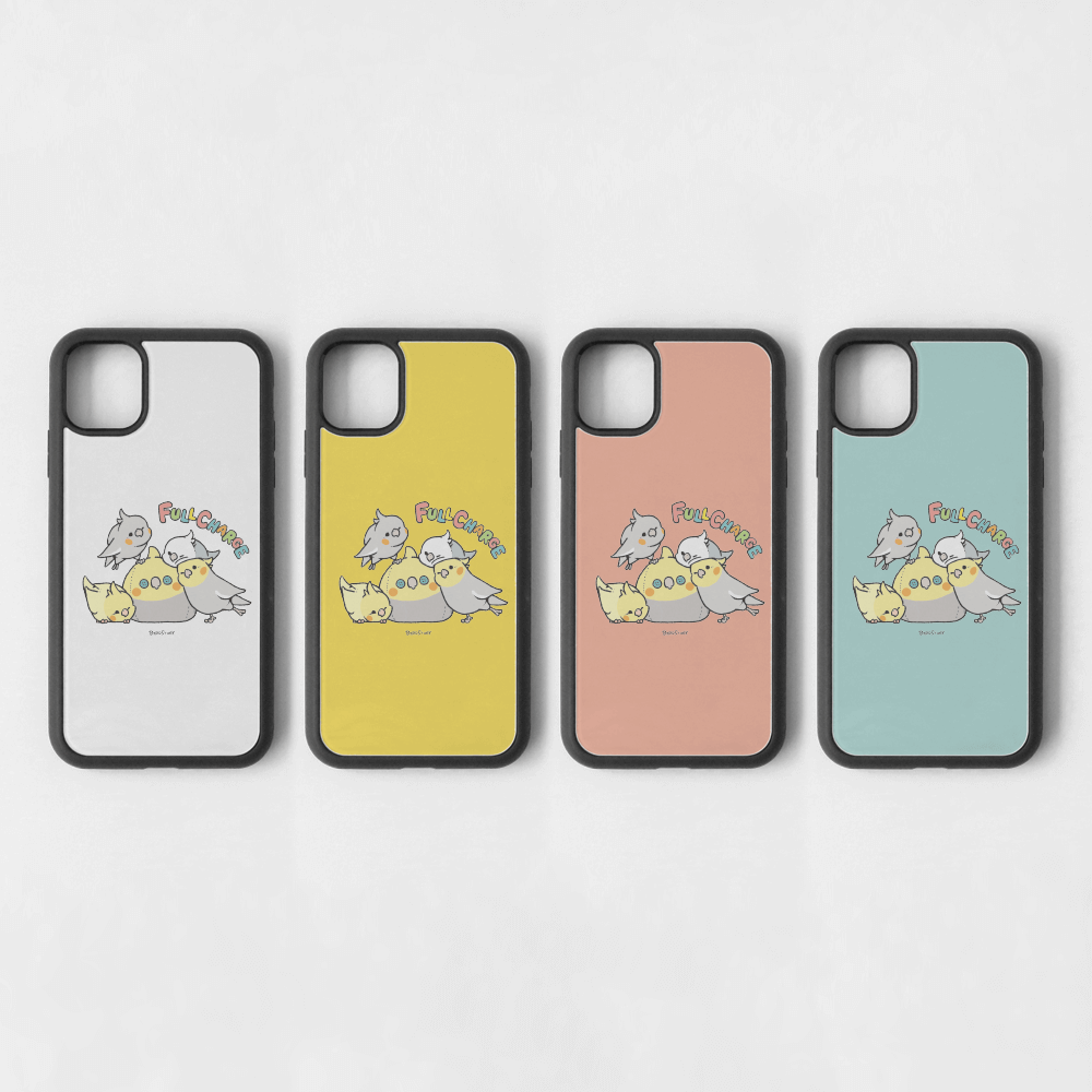 スマートフォンケース バードスリープ 元気に目覚めるオカメインコ