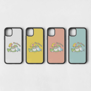 スマートフォンケース バードスリープ 元気に目覚めるコザクラインコ