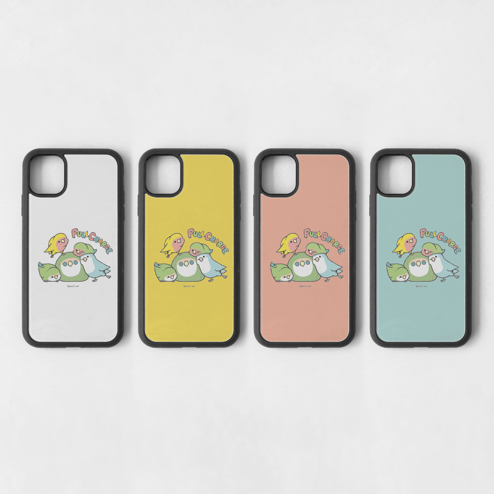 スマートフォンケース バードスリープ 元気に目覚めるコザクラインコ