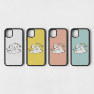 スマートフォンケース バードスリープ 元気に目覚めるシマエナガ