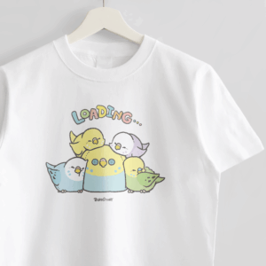 Tシャツ BIRD SLEEP セキセイインコのおやすみシーン