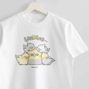 Tシャツ BIRD SLEEP オカメインコのおやすみシーン