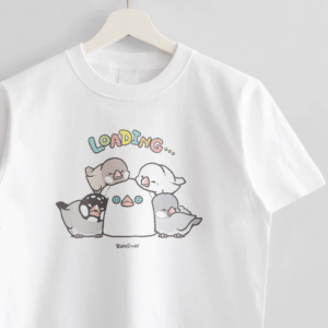 Tシャツ BIRD SLEEP 文鳥のおやすみシーン