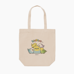 トートバッグ BIRD SLEEP 快適睡眠でローディング中 セキセイインコ