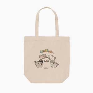 トートバッグ BIRD SLEEP 快適睡眠でローディング中 文鳥