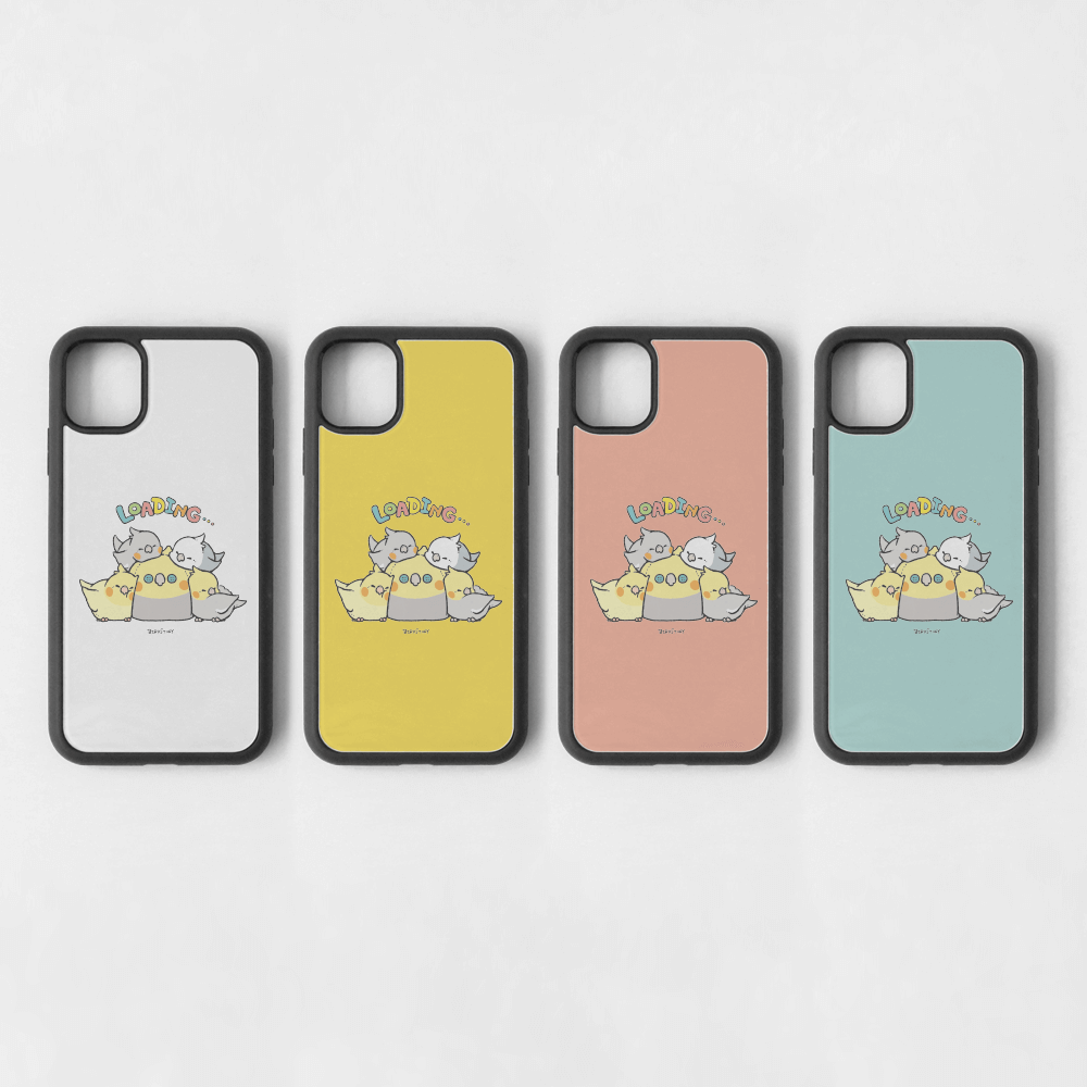 スマートフォンケース バードスリープ ゆっくりおやすみ オカメインコ