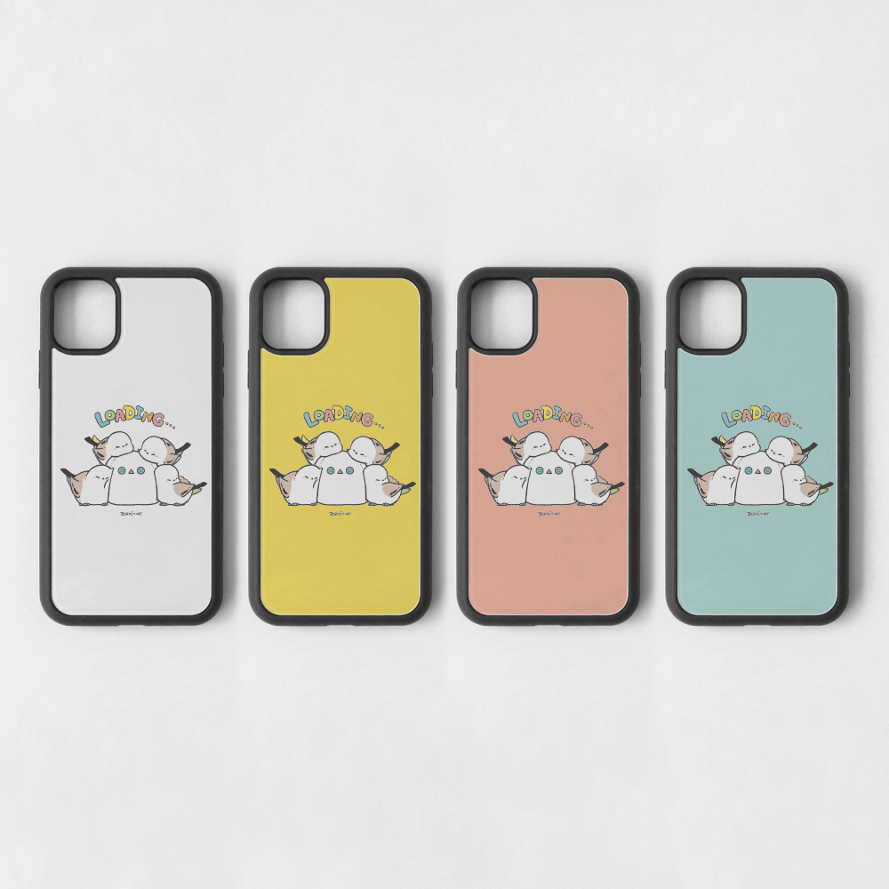 スマートフォンケース バードスリープ ゆっくりおやすみ シマエナガ