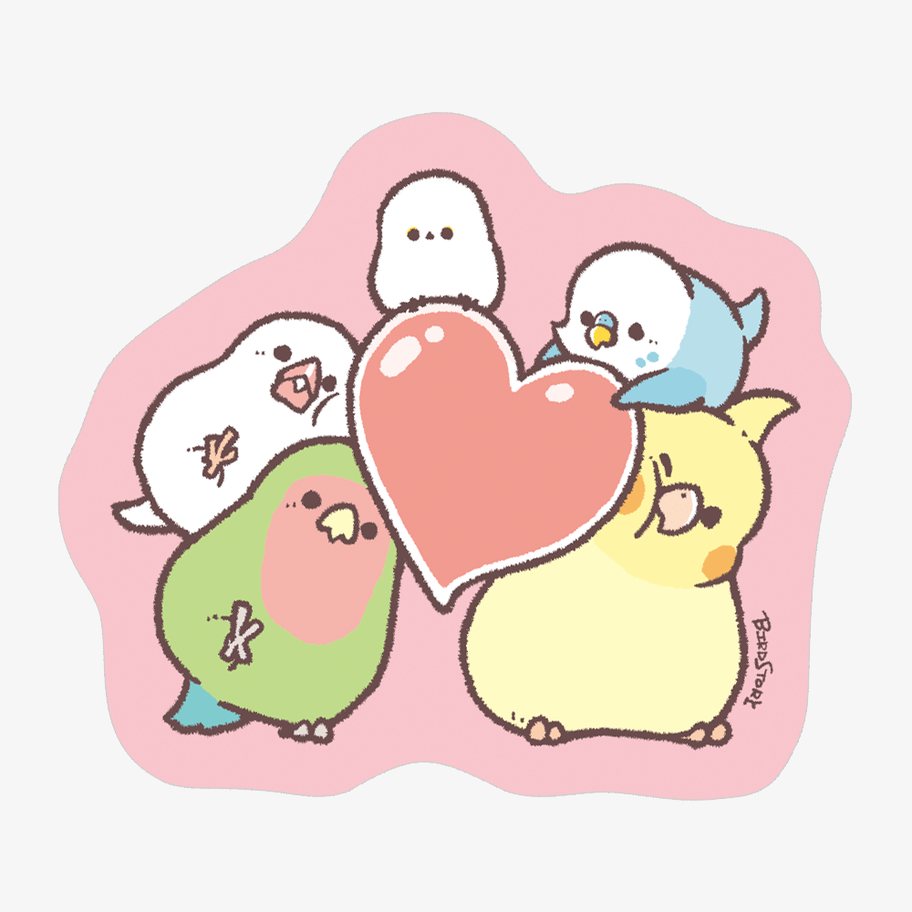 ステッカー シール  ハートデリバリーお届けします