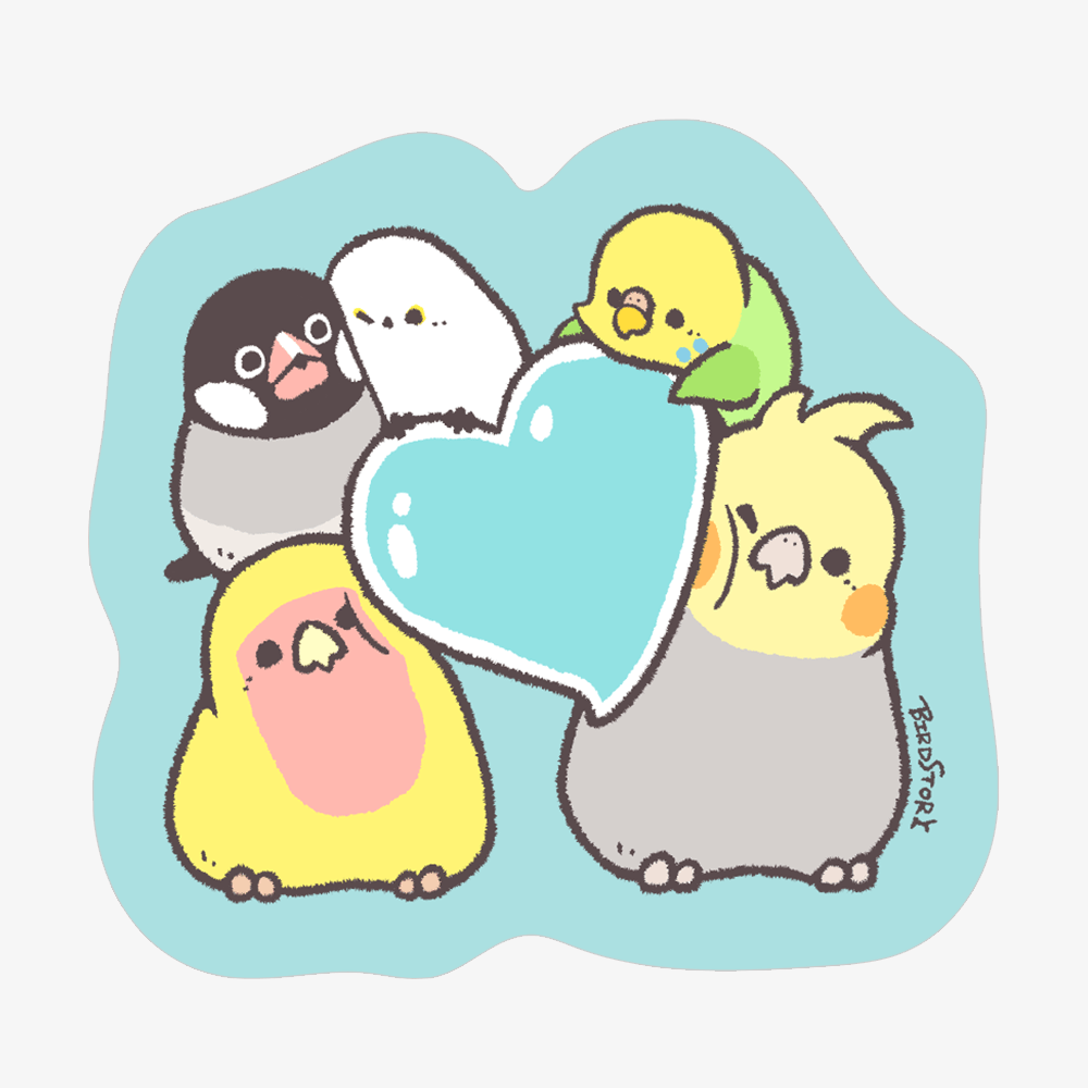 ステッカー シール  感謝のハートをデリバリー