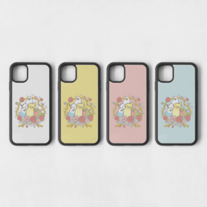 スマートフォンケース カーネーション 母の日 Ribbon with Carnation 小さな鳥