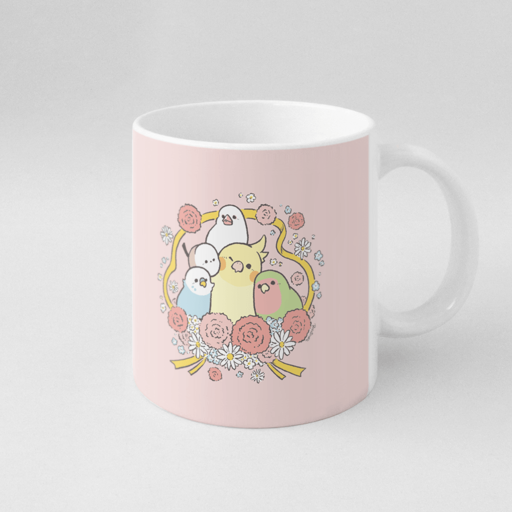 マグカップ カーネーション 母の日 Ribbon with Carnation