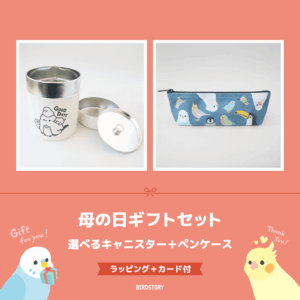 母の日ギフトセット（選べるキャニスター＆ペンケース＋カード付）